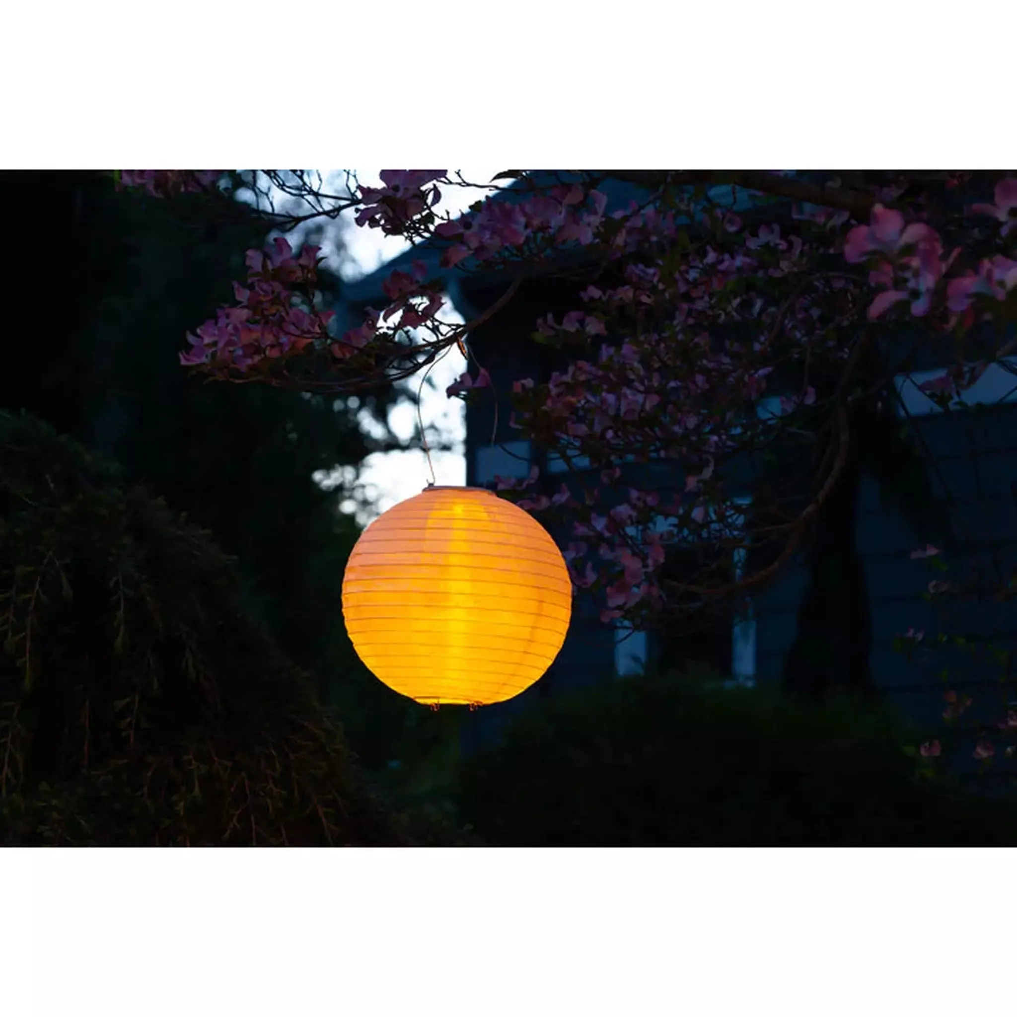 10" Round Solar Lantern