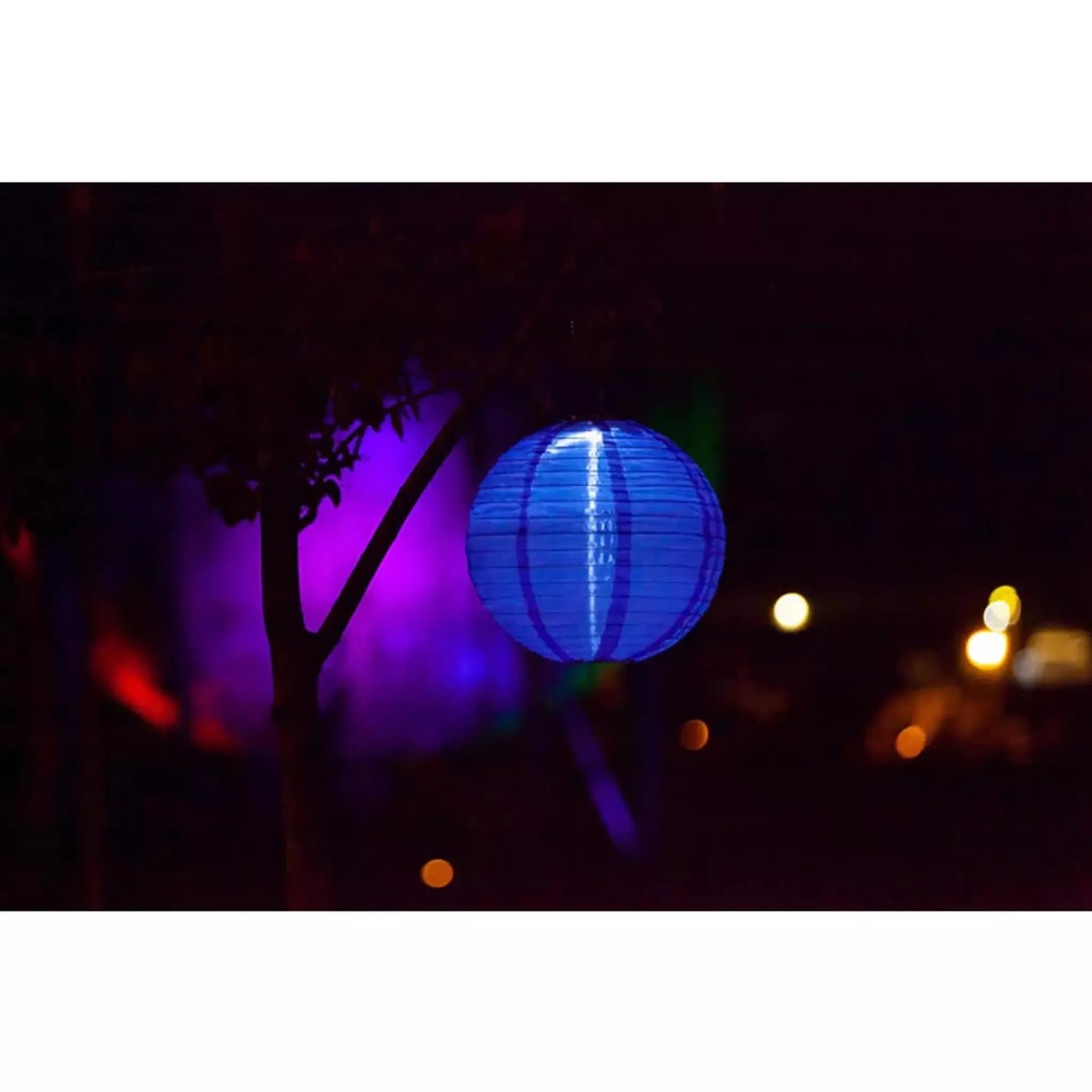 12" Festival Round Solar Lantern