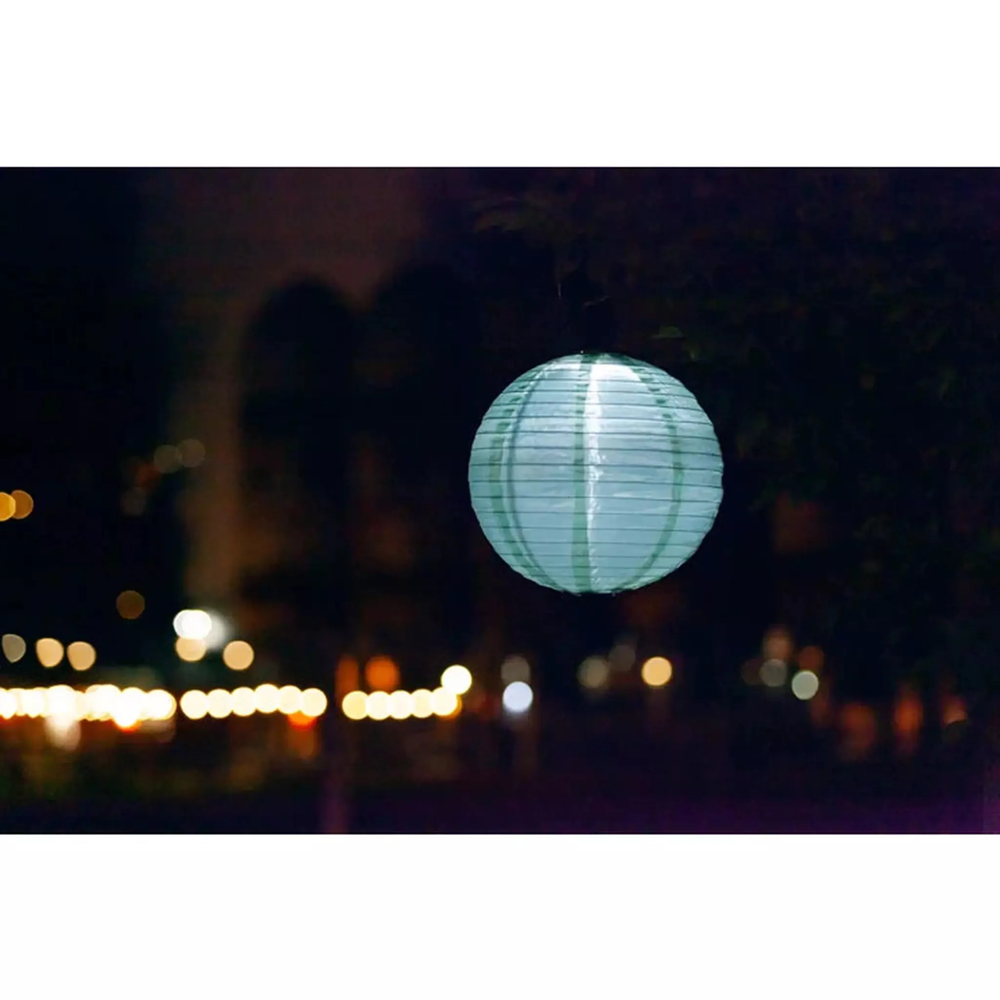 12" Festival Round Solar Lantern