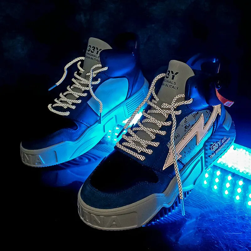 33Y Art the mainstream high top sneakers
