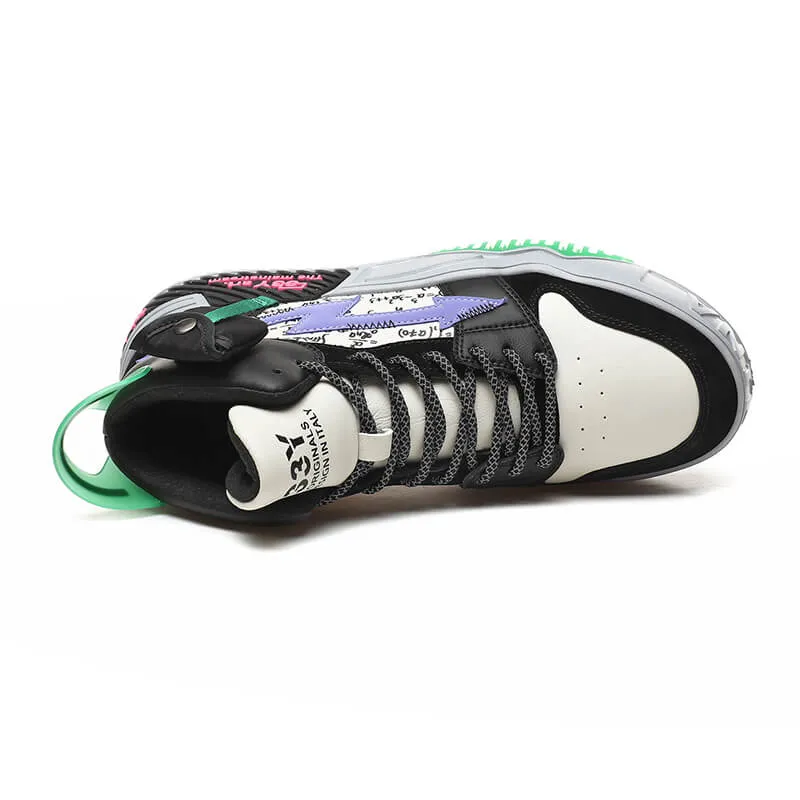 33Y Art the mainstream high top sneakers