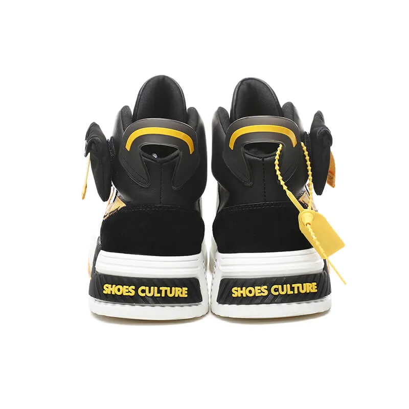 33Y Art the mainstream high top sneakers