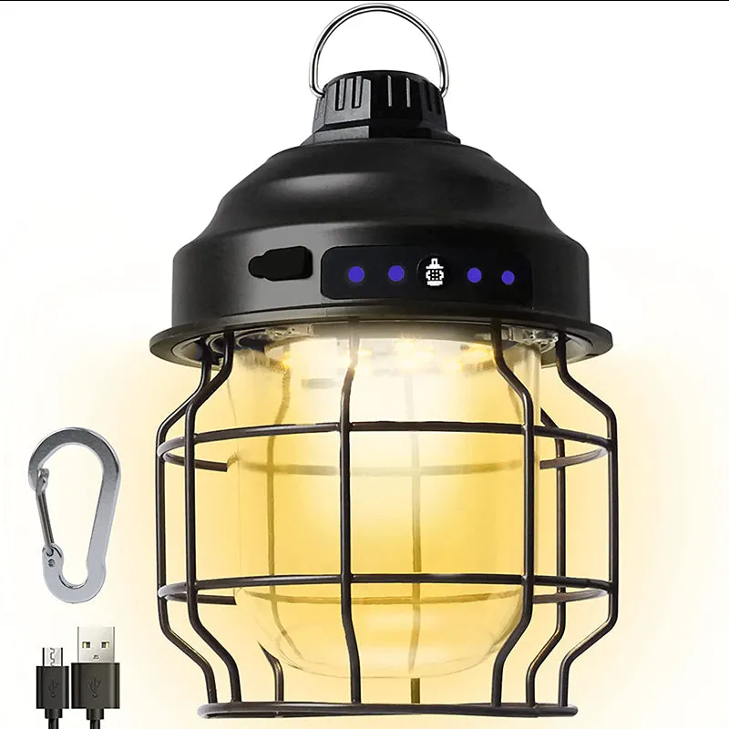 360° LED Rechargeable Railroad Lanterns For Camping