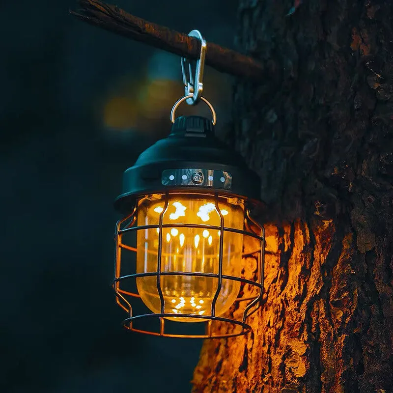 360° LED Rechargeable Railroad Lanterns For Camping