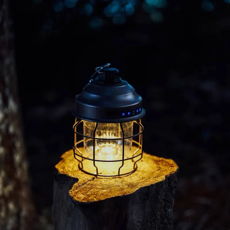 360° LED Rechargeable Railroad Lanterns For Camping