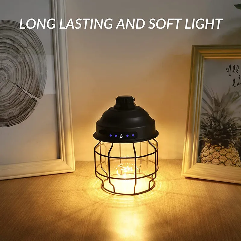 360° LED Rechargeable Railroad Lanterns For Camping