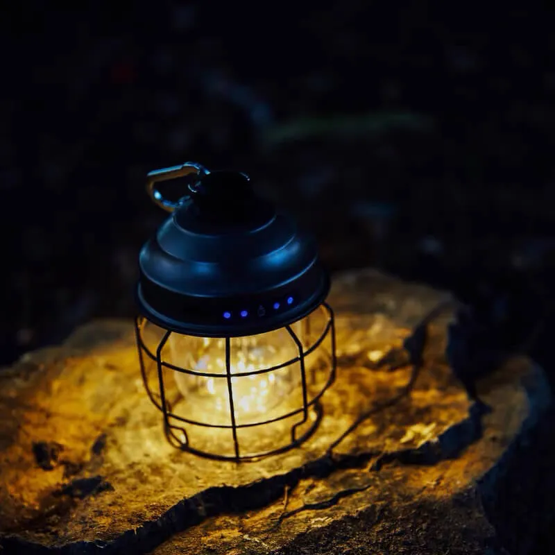 360° LED Rechargeable Railroad Lanterns For Camping