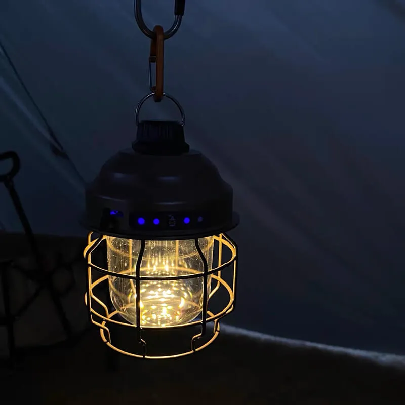 360° LED Rechargeable Railroad Lanterns For Camping