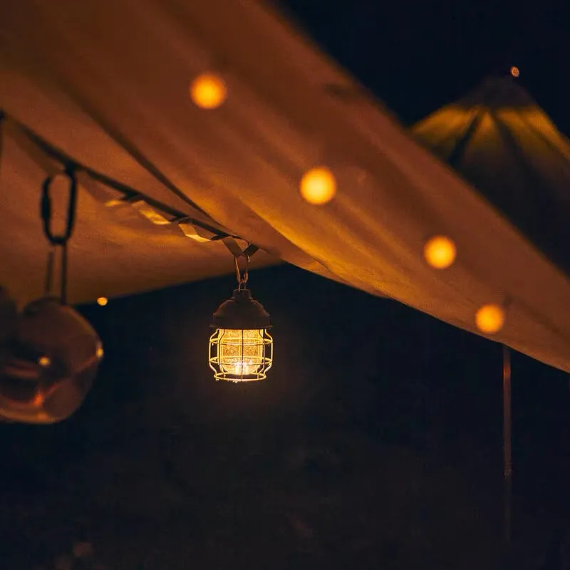 360° LED Rechargeable Railroad Lanterns For Camping