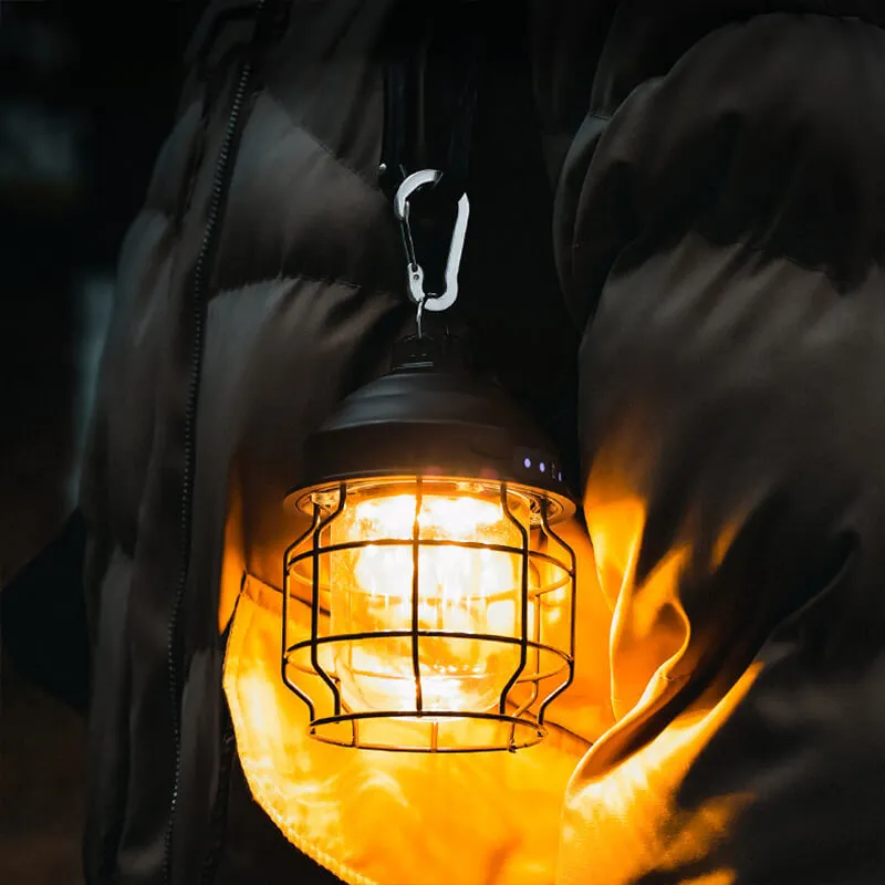 360° LED Rechargeable Railroad Lanterns For Camping