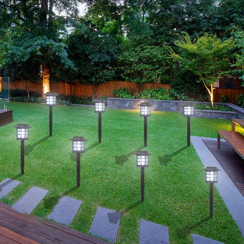 6pcs White LED Solar Lantern
