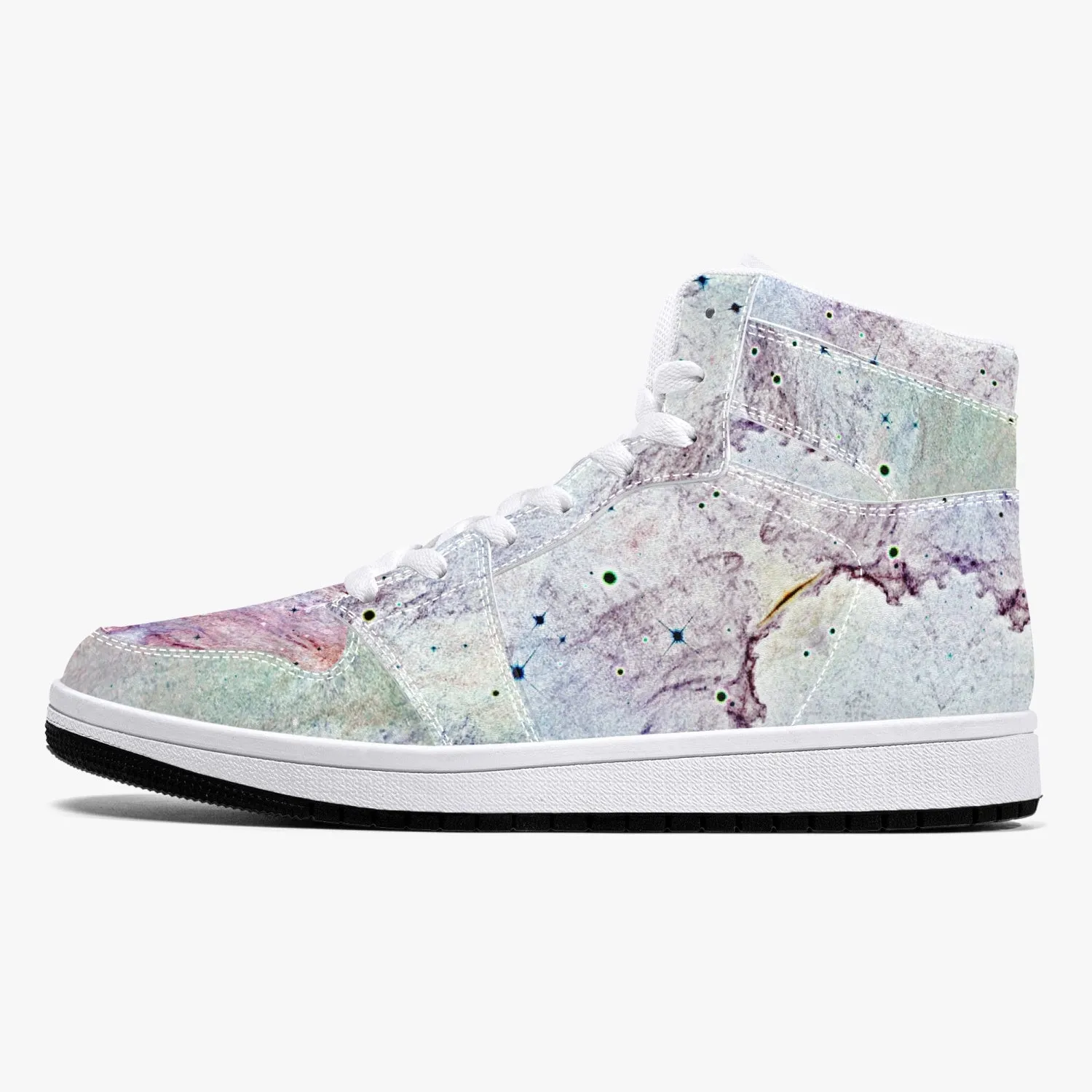 Aphrodite Psychedelic Split-Style High-Top Sneakers