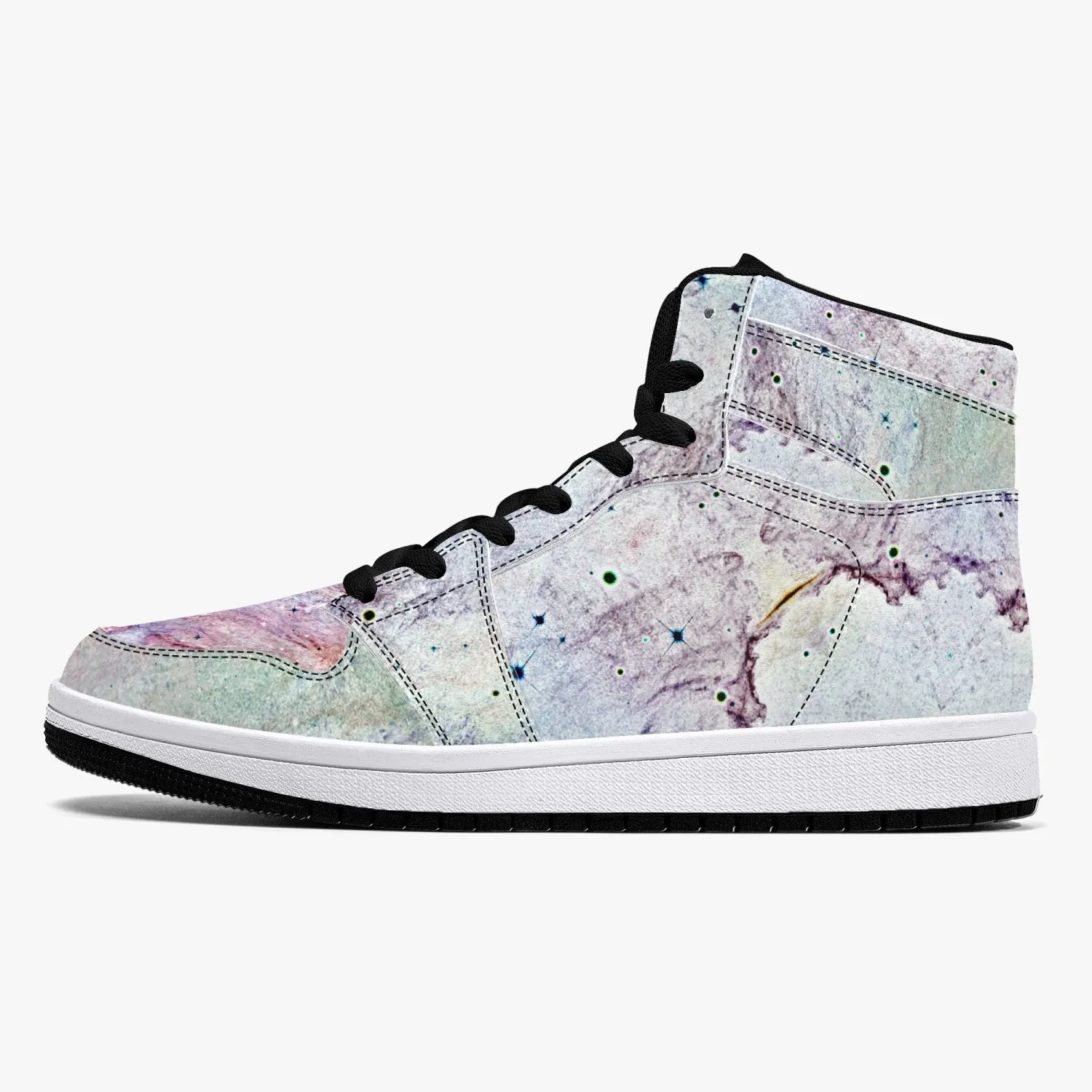 Aphrodite Psychedelic Split-Style High-Top Sneakers
