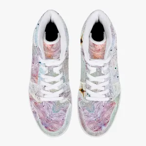 Aphrodite Psychedelic Split-Style High-Top Sneakers