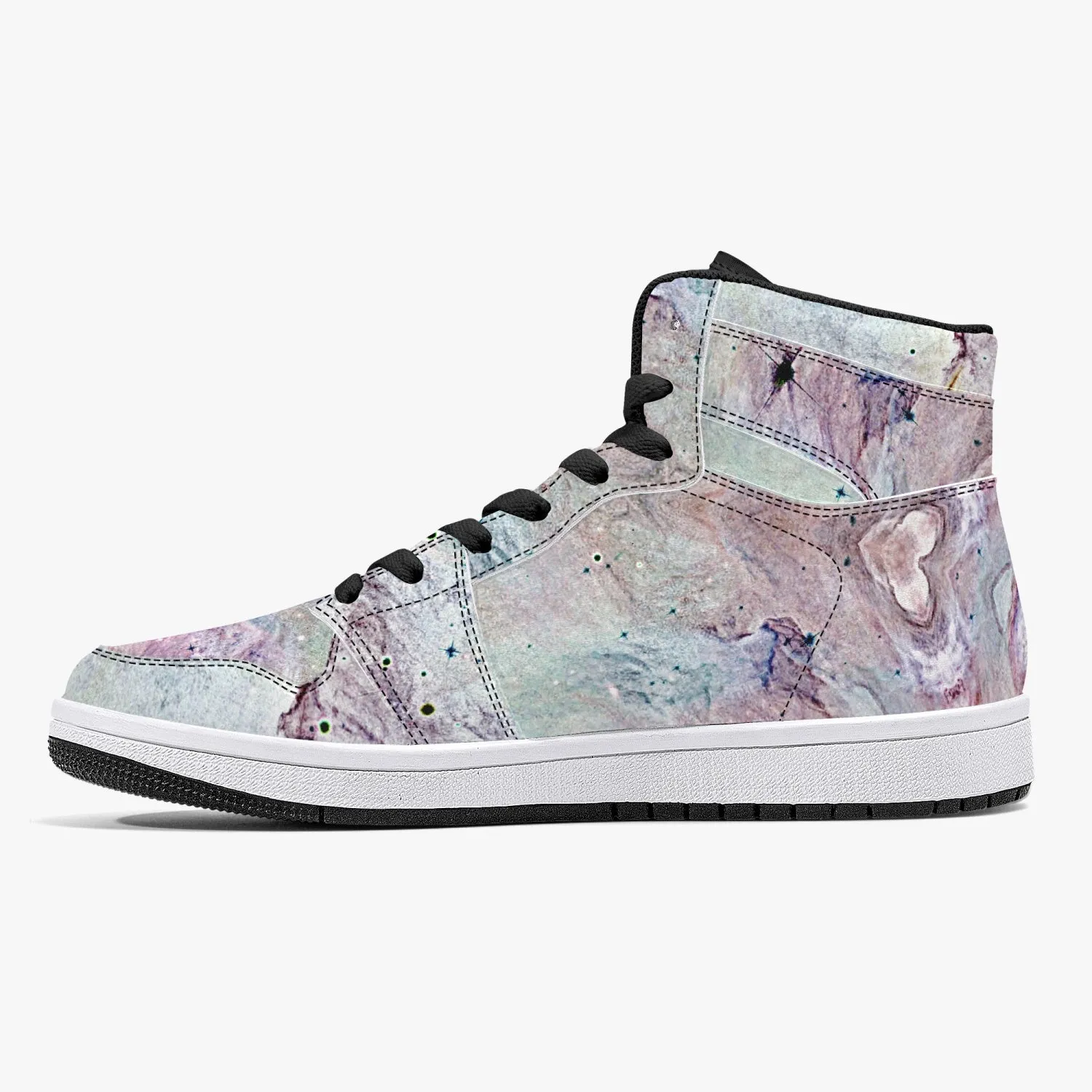 Aphrodite Psychedelic Split-Style High-Top Sneakers