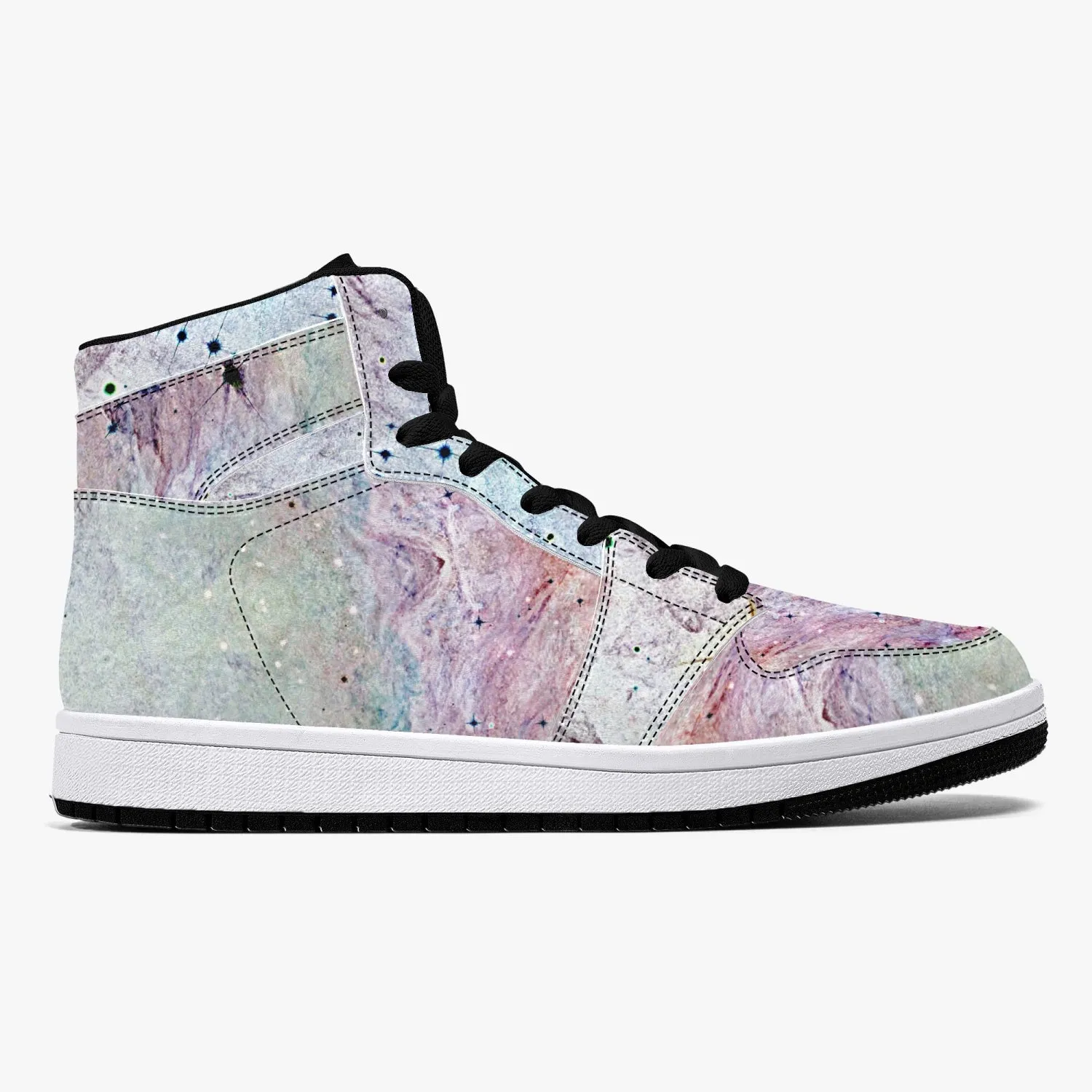 Aphrodite Psychedelic Split-Style High-Top Sneakers