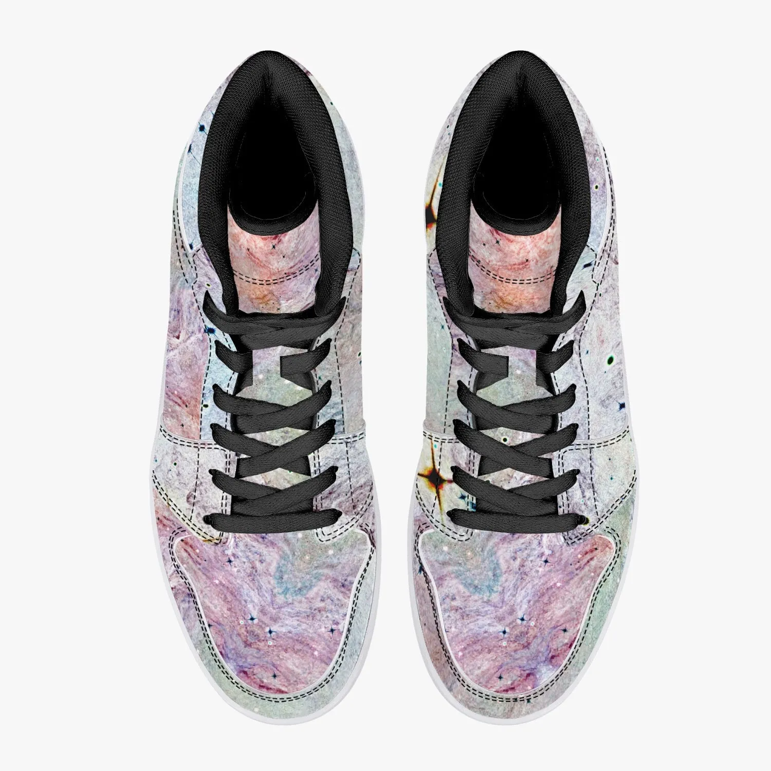 Aphrodite Psychedelic Split-Style High-Top Sneakers