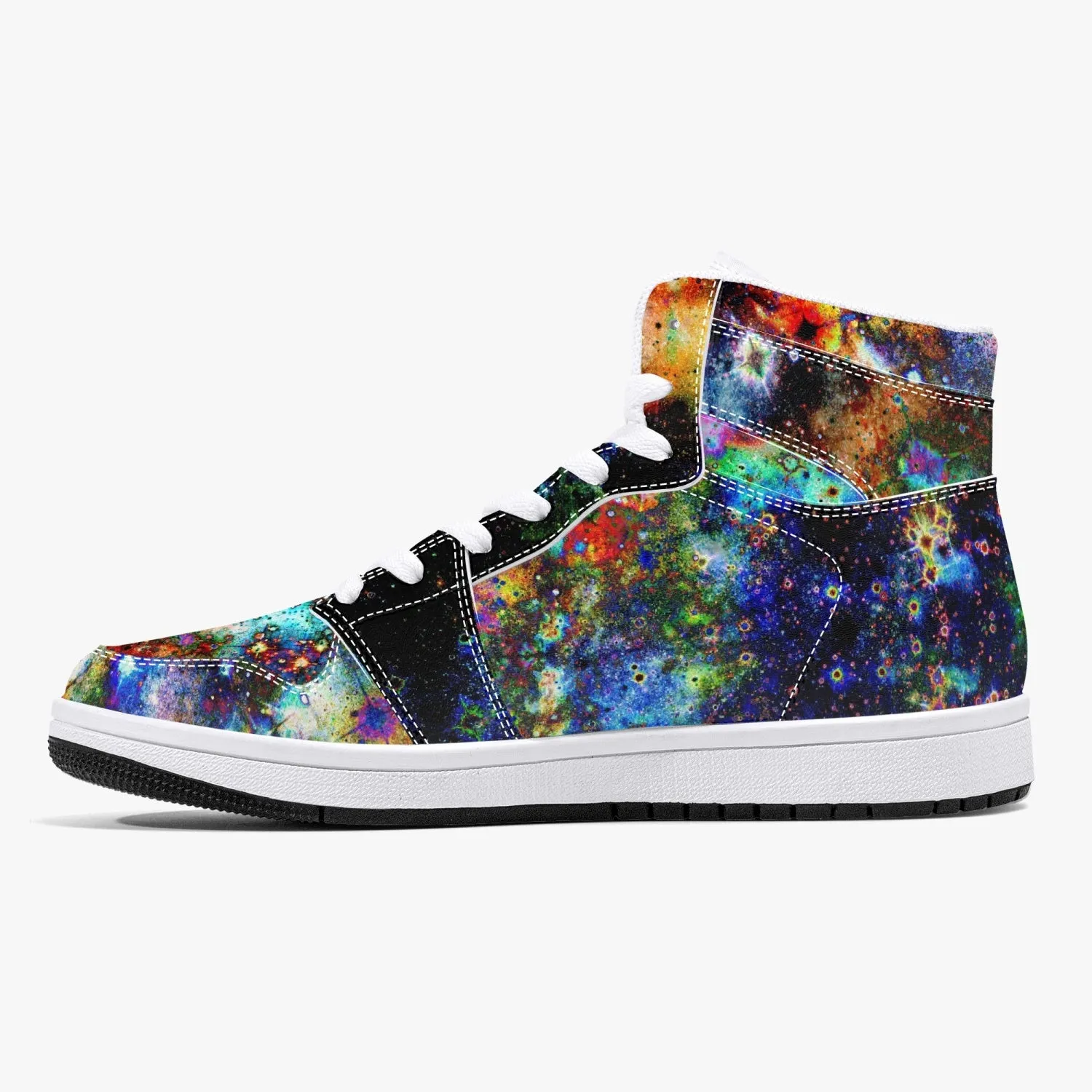 Apoc Psychedelic Split-Style High-Top Sneakers