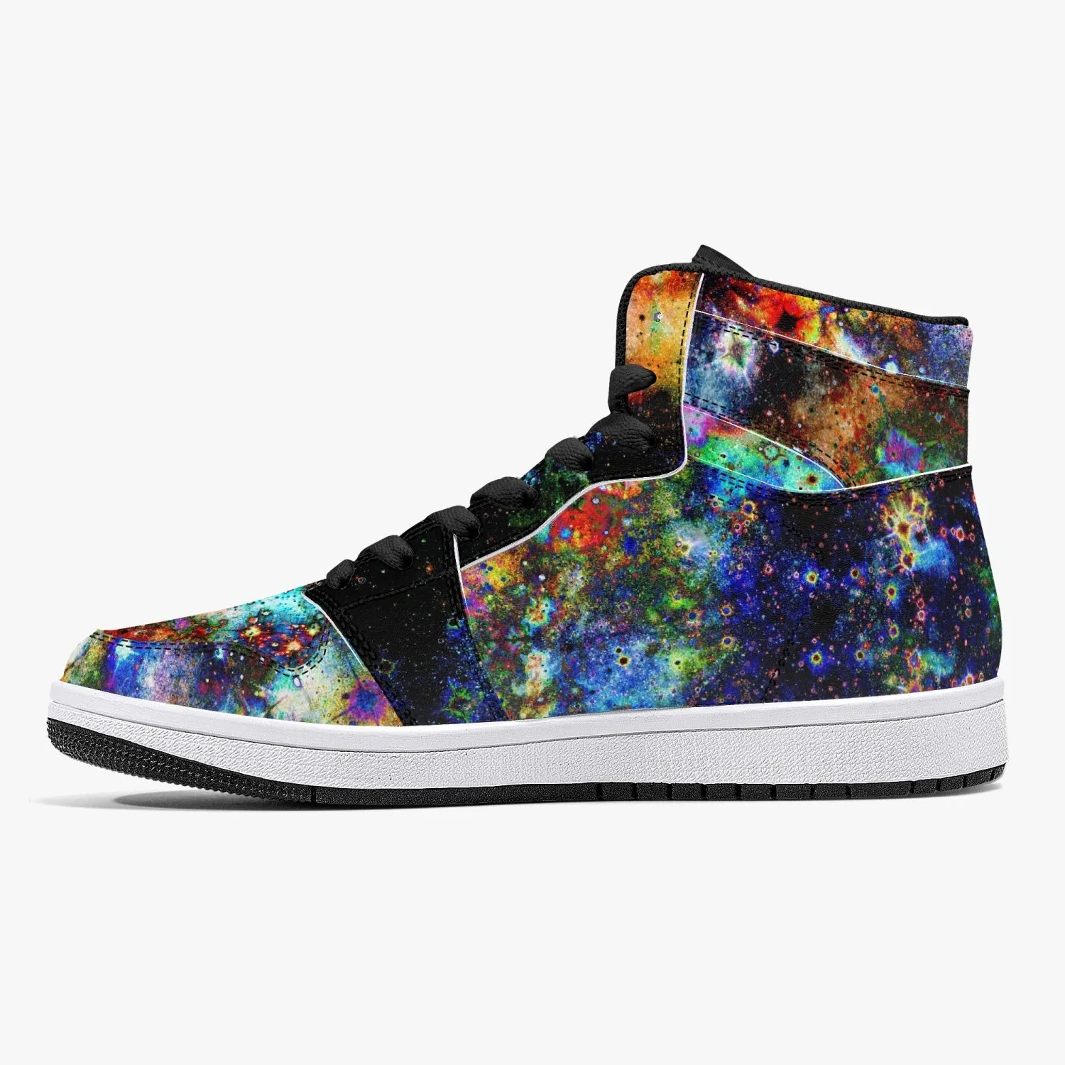 Apoc Psychedelic Split-Style High-Top Sneakers