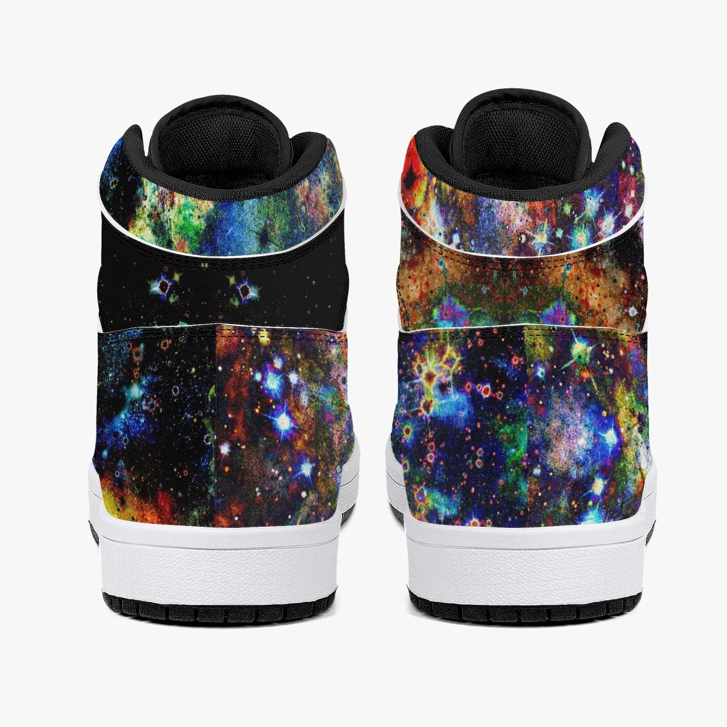 Apoc Psychedelic Split-Style High-Top Sneakers
