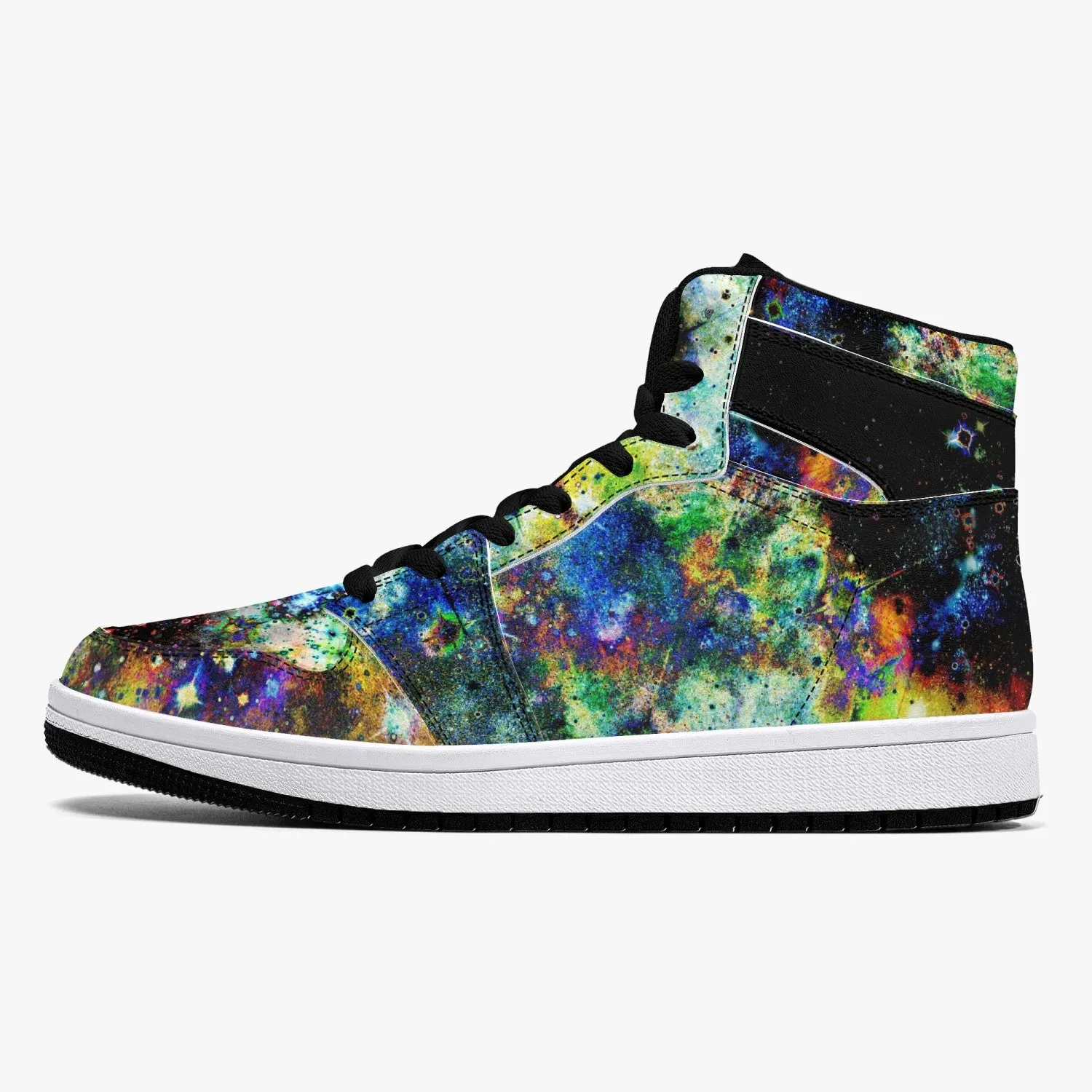 Apoc Psychedelic Split-Style High-Top Sneakers