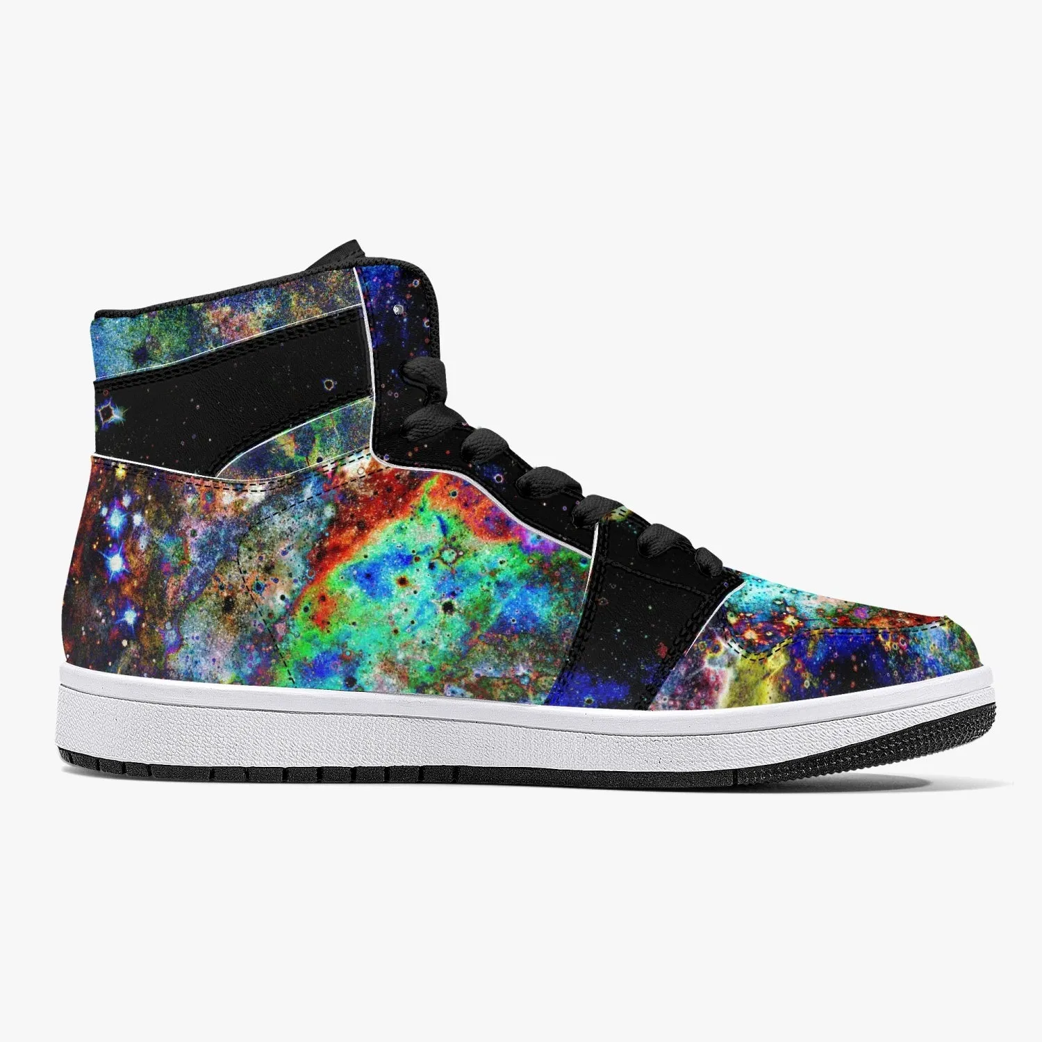 Apoc Psychedelic Split-Style High-Top Sneakers