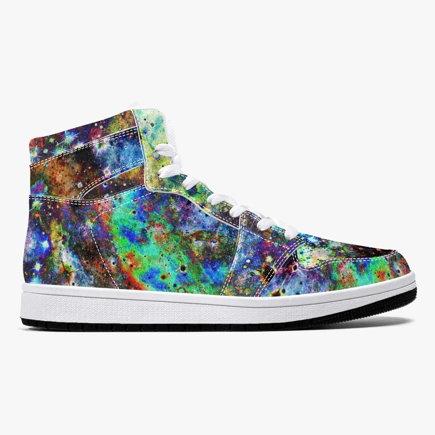 Apoc Psychedelic Split-Style High-Top Sneakers