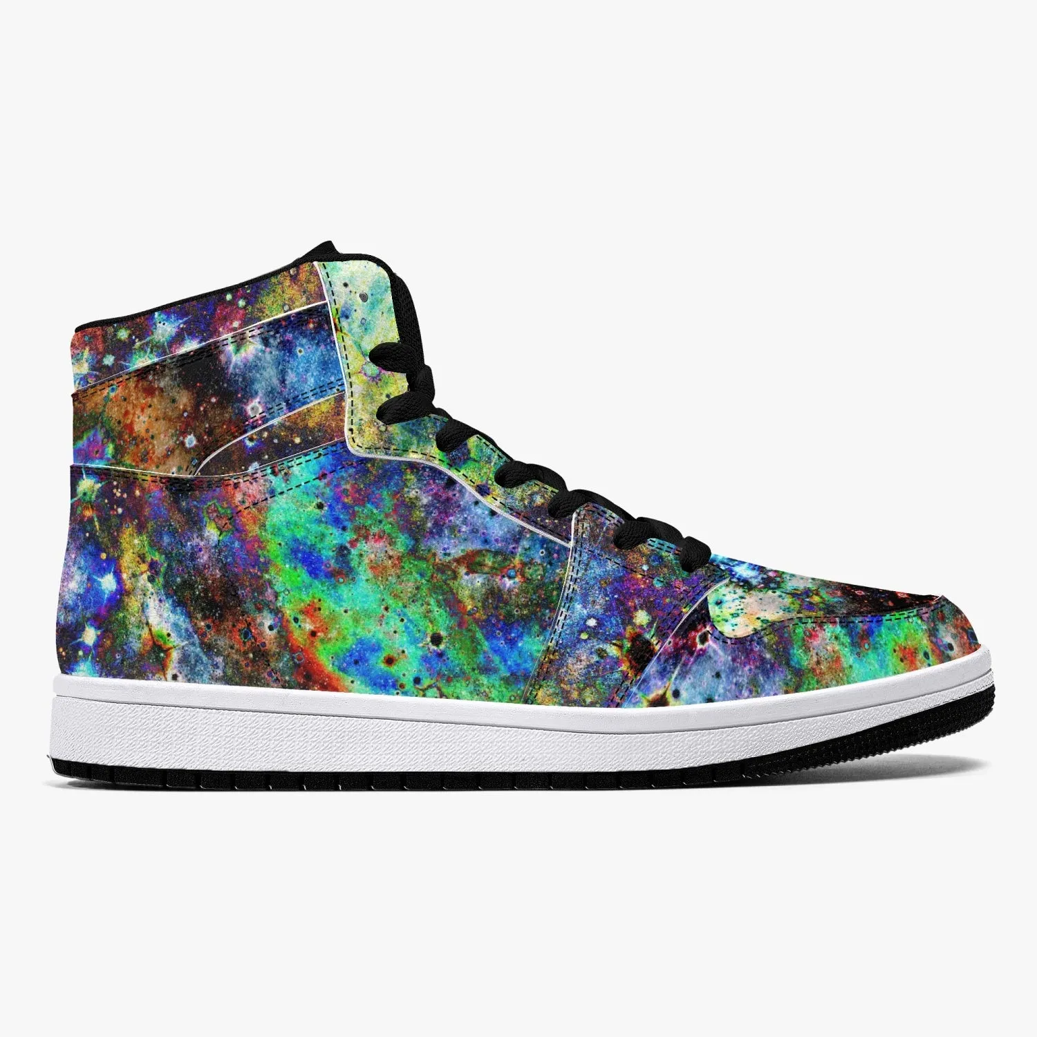 Apoc Psychedelic Split-Style High-Top Sneakers