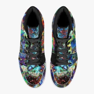 Apoc Psychedelic Split-Style High-Top Sneakers