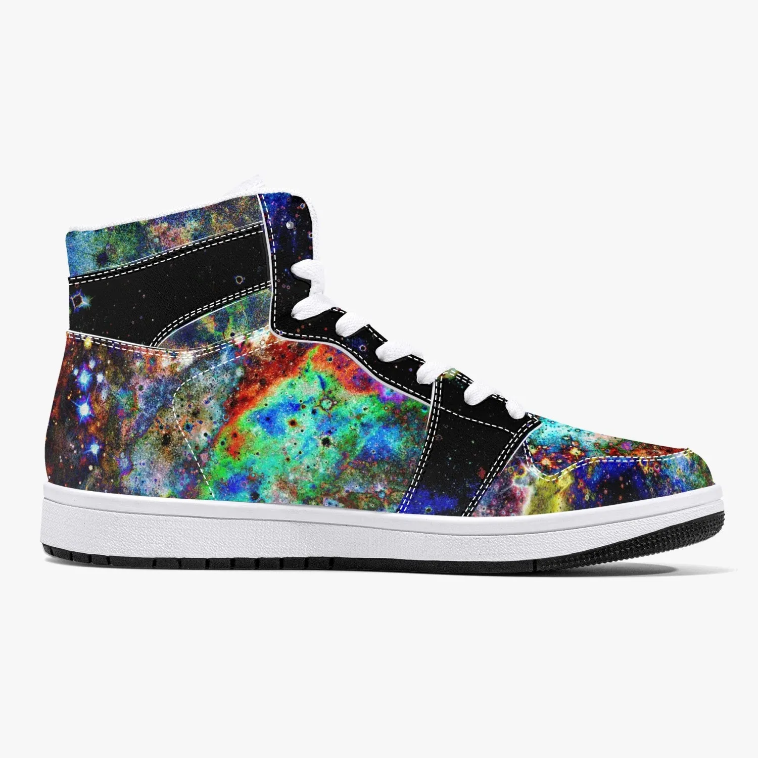 Apoc Psychedelic Split-Style High-Top Sneakers