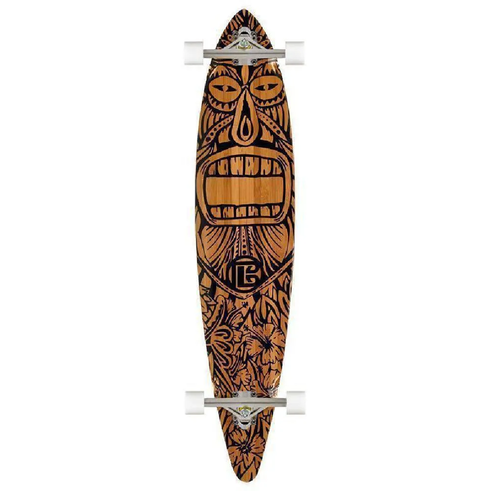 Bamboo Pintail Tiki Man 44" Longboard