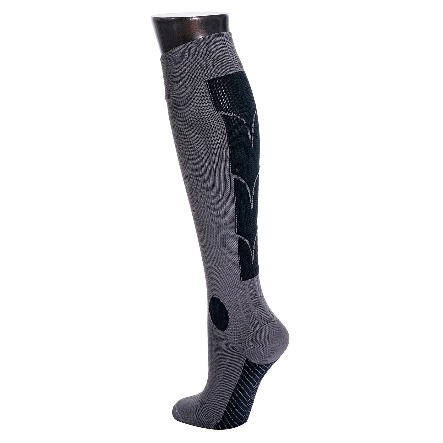 Be Shapy Socks 2 Pack Sports Compression Unisex Athletic Knee High Socks