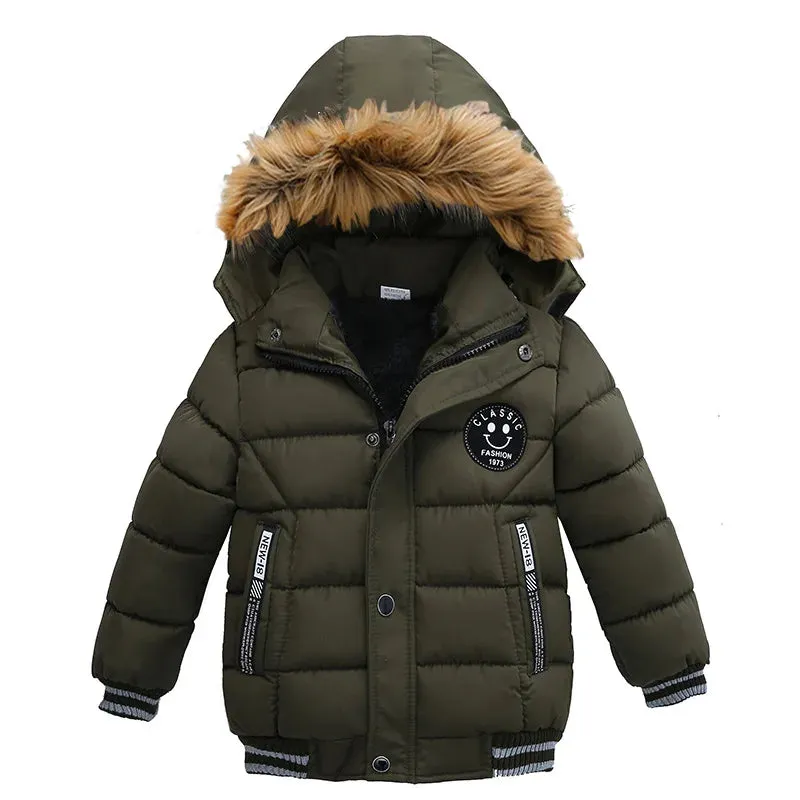 BIBIHOU Waterproof Kids Camo Jacket For Ski Snowboard