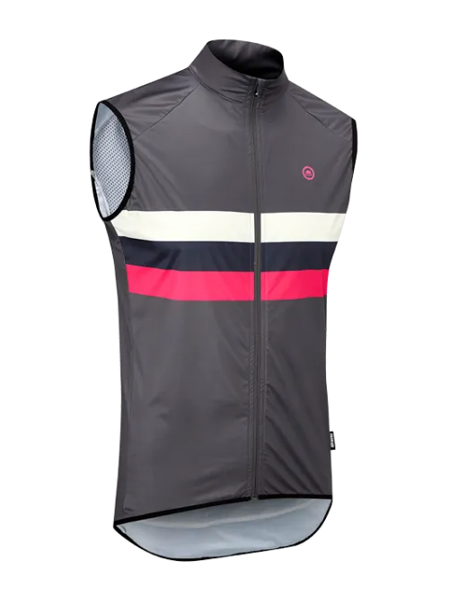 Chapeau! Club Stripe Gilet - Flint Grey