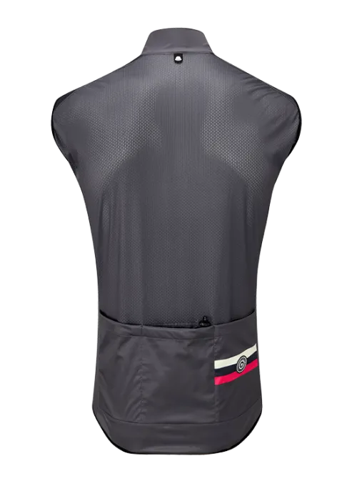 Chapeau! Club Stripe Gilet - Flint Grey
