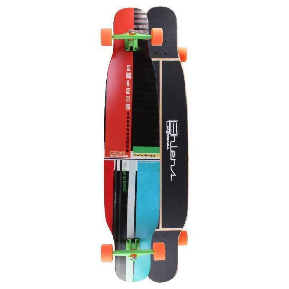 CSD Cross Stepping 48 inch Dancer Double Kick Longboard