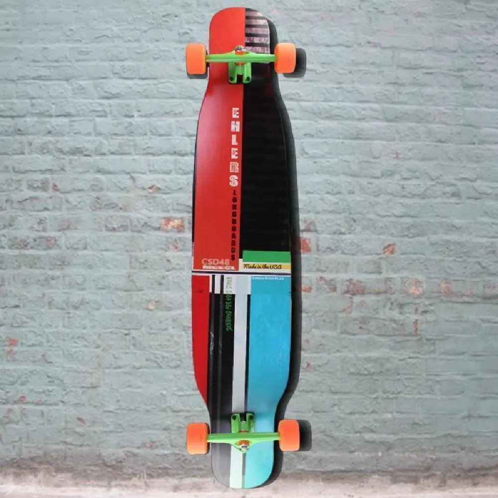 CSD Cross Stepping 48 inch Dancer Double Kick Longboard