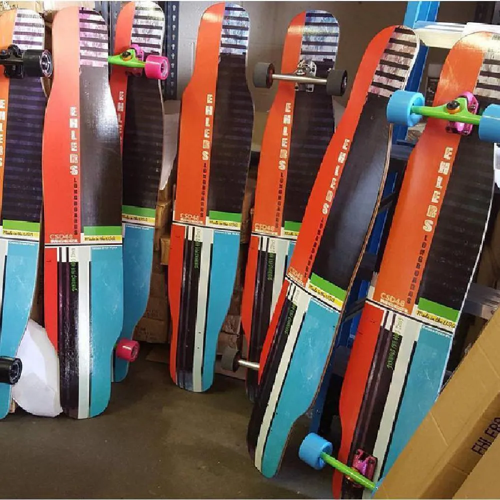CSD Cross Stepping 48 inch Dancer Double Kick Longboard