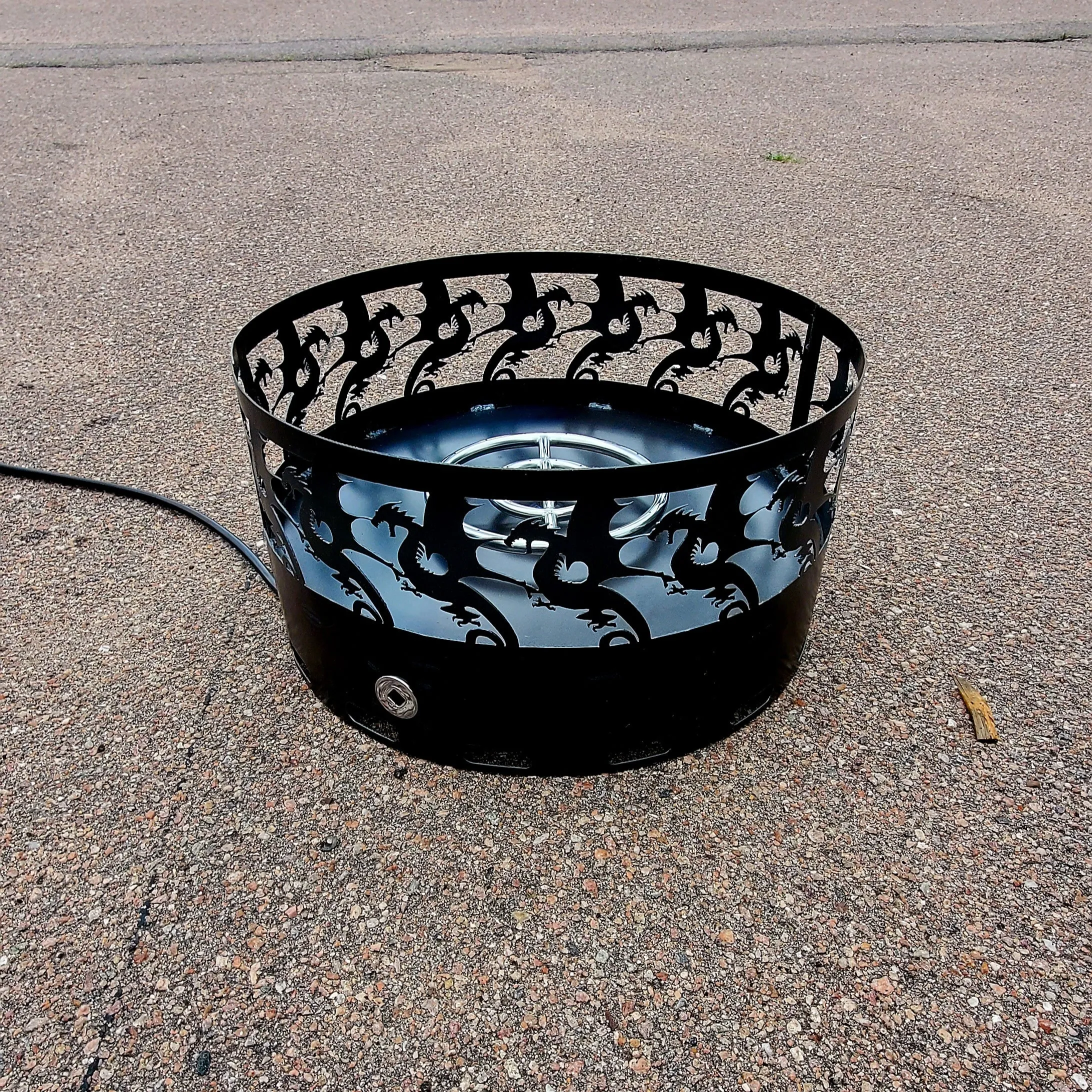 Dragon Flight 27in Fire pit ( Hot rolled & Oiled)