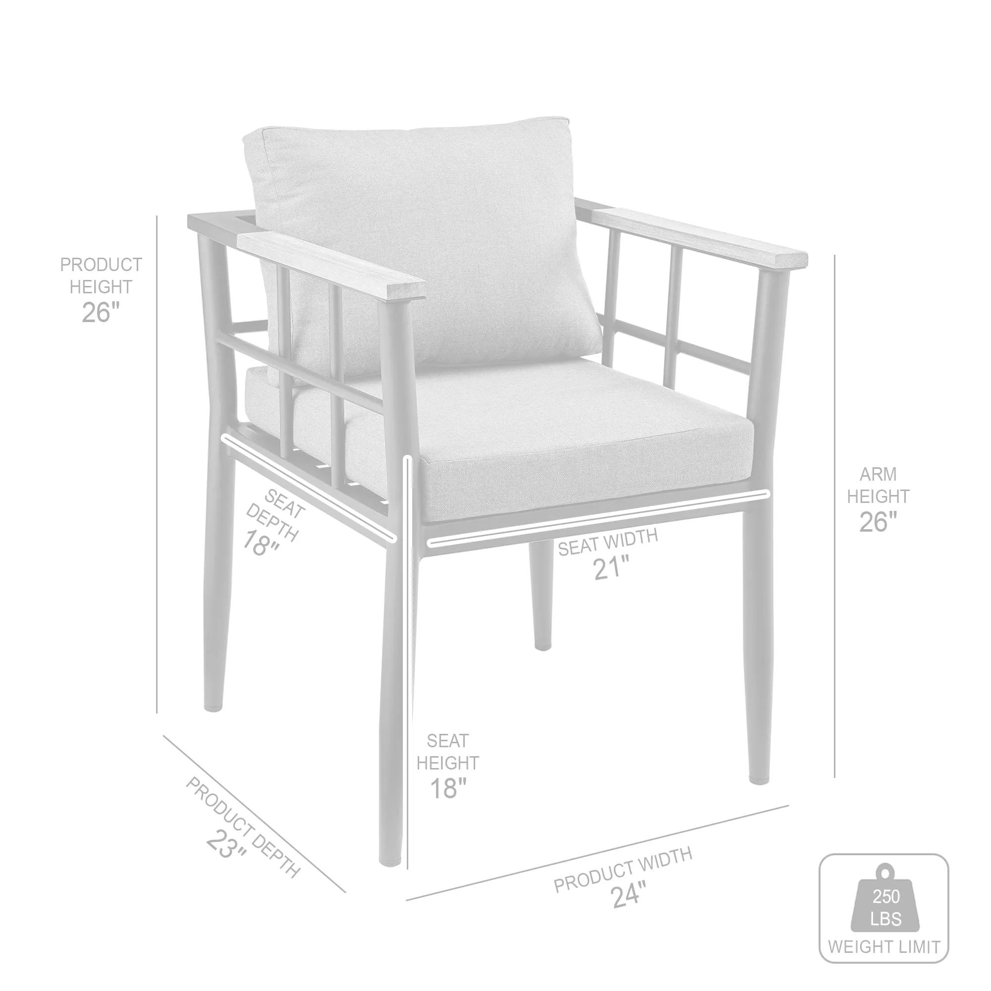 Ezra Outdoor Dining Chair
