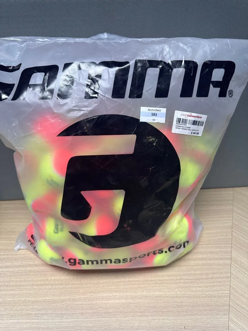 GAMMA Sports Kids Training (Transition) Balls, Yellow/Orange, Quick Kids 60, 60-Pack