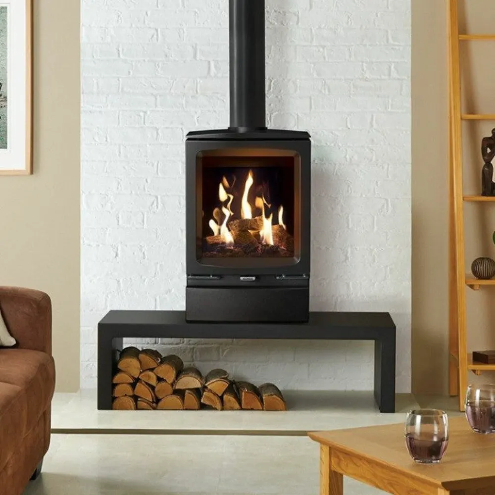 Gazco Gas Vogue Midi CF Gas Stove Conventional Flue Chimney