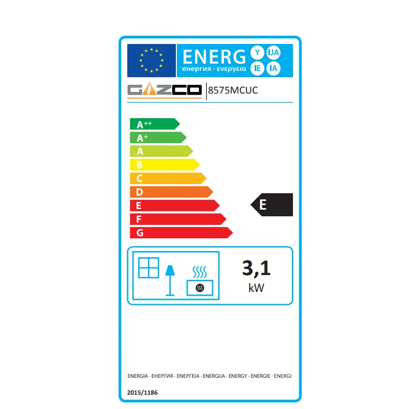 Gazco Stockton 5 Conventional Flue Coal Effect Gas Stove