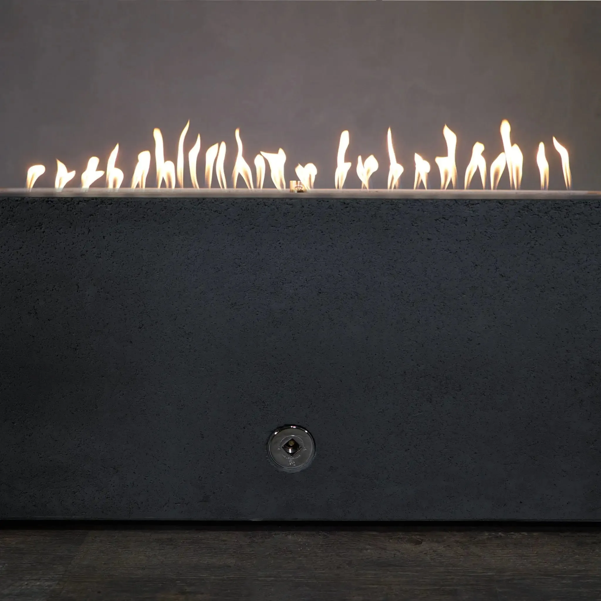 Gravity - Rustic 72" W x 38" L Graphite Rectangle Concrete PowerGlow Electronic Ignition Natural Gas Fire Pit - SD-FP-TRAV-723816-GRPH-POWERGLOW-NG by Starfire Designs
