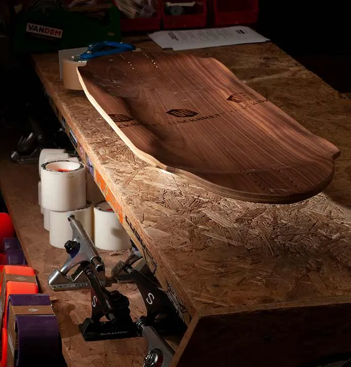 Hackbrett Krokodil Freeride Longboard