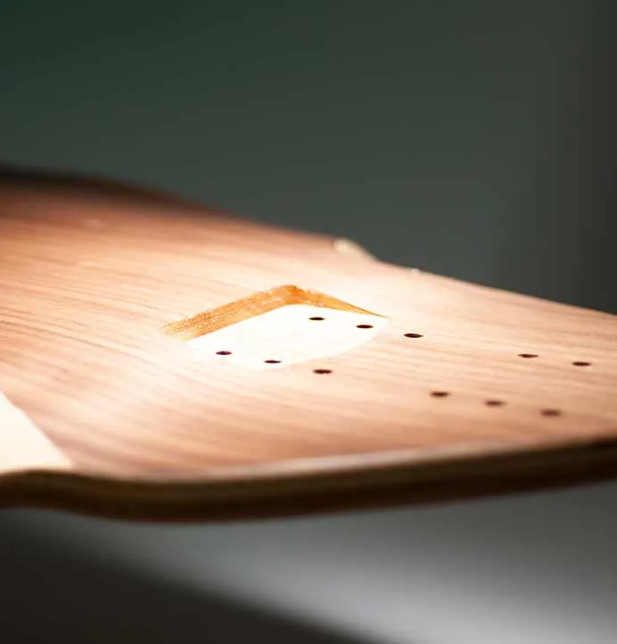 Hackbrett Krokodil Freeride Longboard