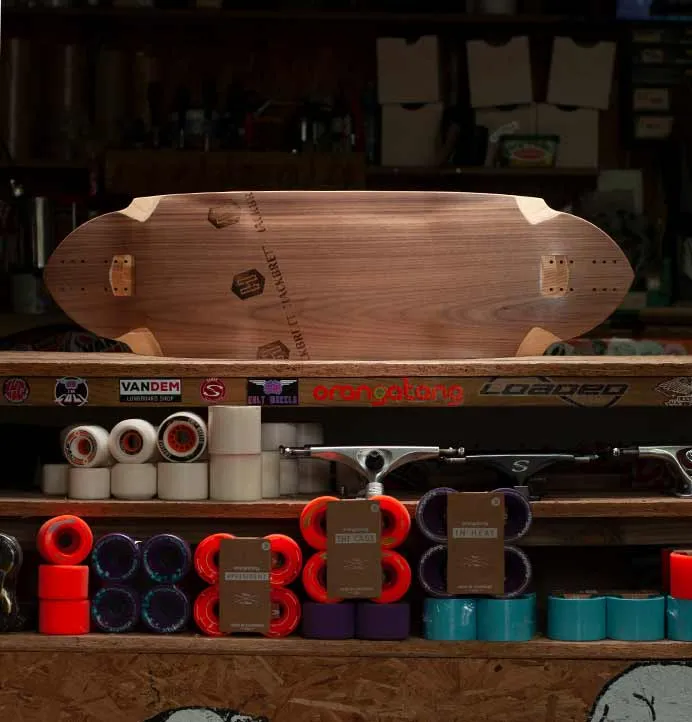 Hackbrett Krokodil Freeride Longboard