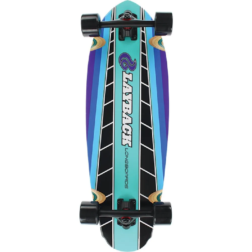 Layback Fast Track 30" Complete Cruiser Longboard