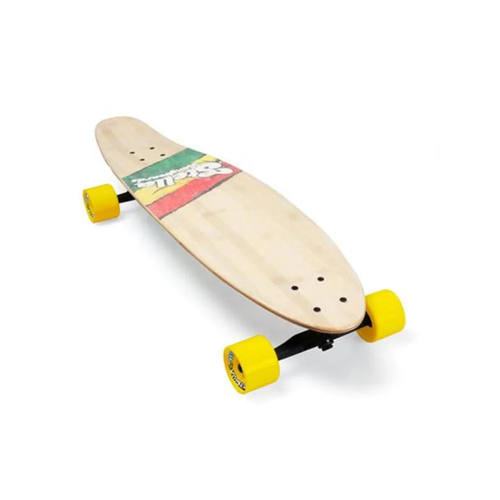 Longboard Skateboard - Stella Longboards - Global Cruiser Rasta 34" - Deck
