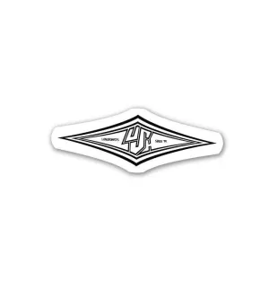 Lush Longboards Diamond Sticker 74x24